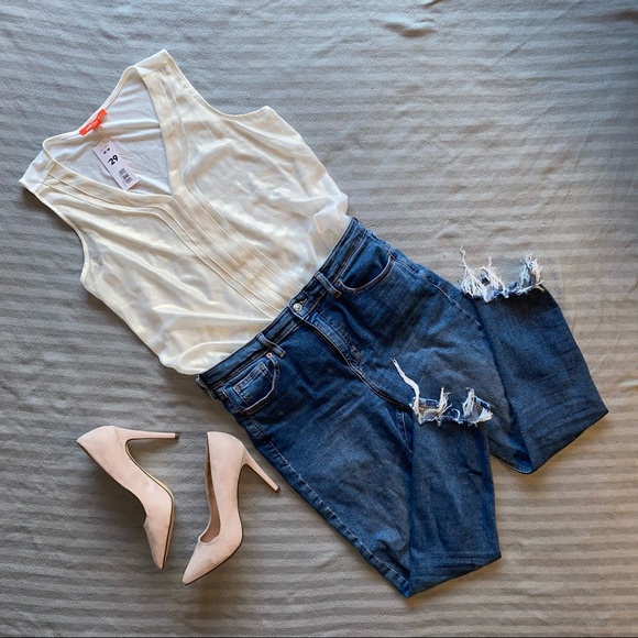 Joe Fresh Champagne Tank Top NWT - Picture 1 of 4